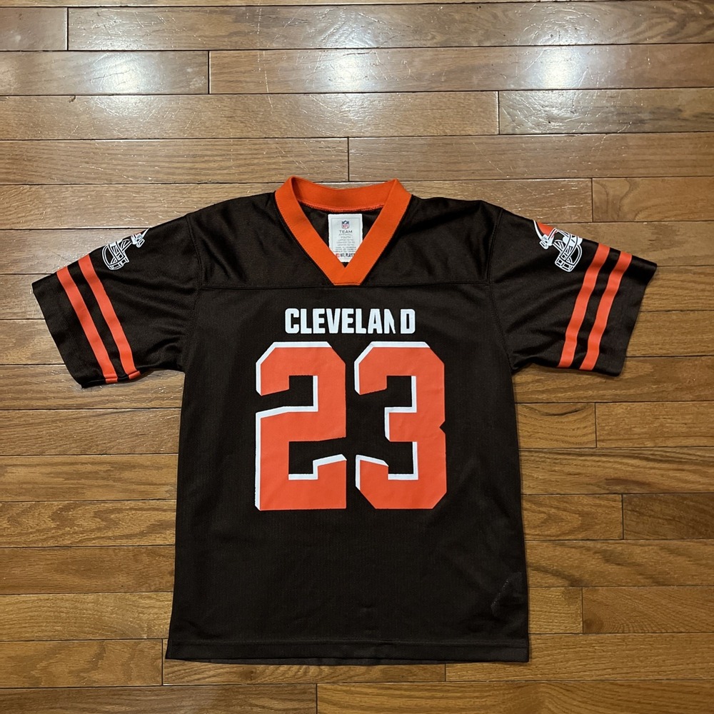 NFL Team Apparel Joe Haden #23 Cleveland Browns Boy Large 12/14 Football Jersey